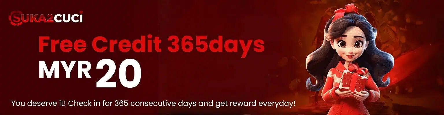 Free Credit 365 days MYR20 at Suka2Cuci